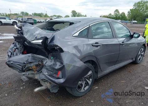 2021 Honda Civic Lx из США, поврежденный, VIN 19XFC2F64ME001657